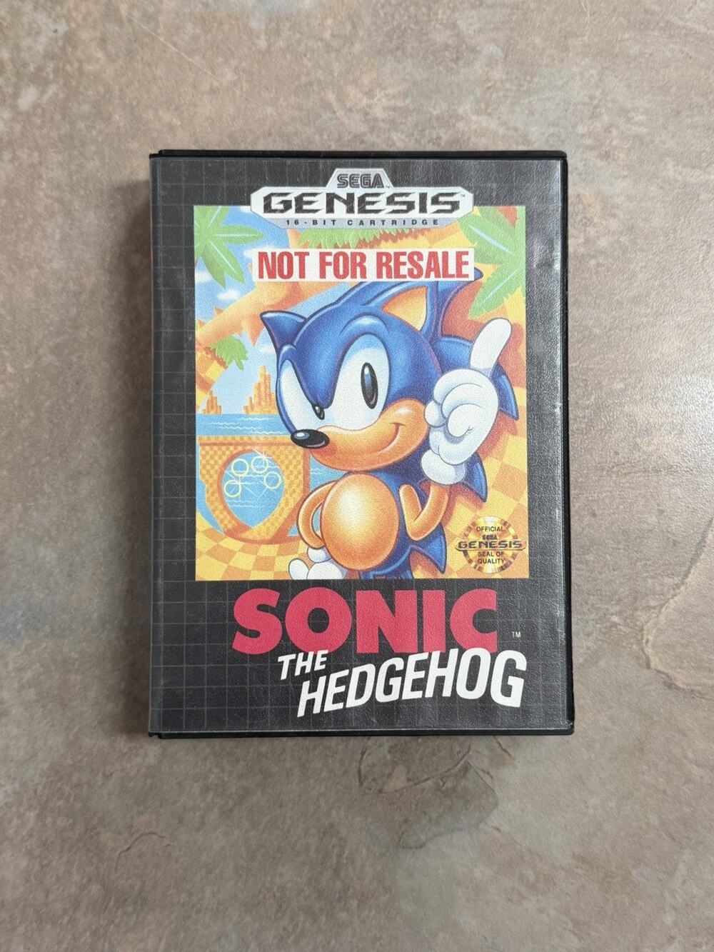 Sonic The Hedgehog (Sega Genesis 1991 Case & Game Only No Manual) Not For Resale